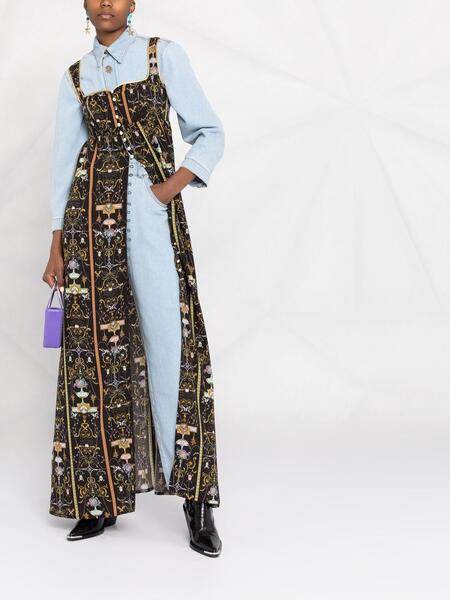 платье макси с графичным принтом Versace Jeans Couture 164821735248