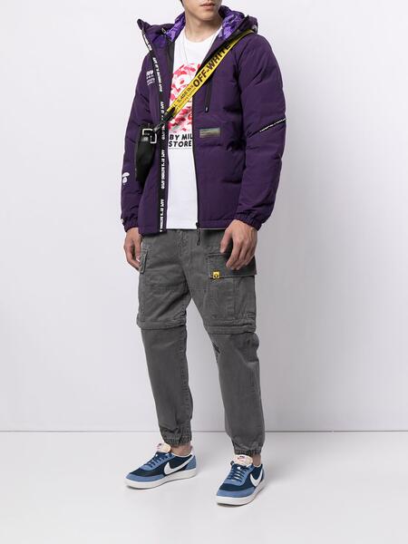 пуховик с капюшоном AAPE BY *A BATHING APE® 1652475983