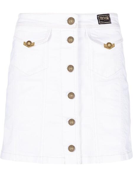 юбка мини на пуговицах Versace Jeans Couture 166221405250