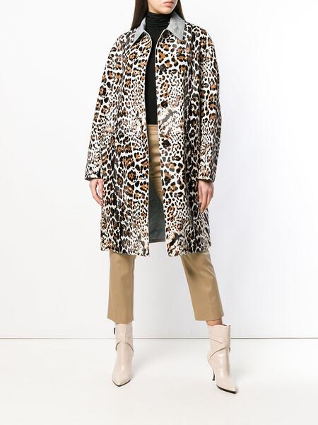 пальто с леопардовым узором Bottega Veneta 133911175248