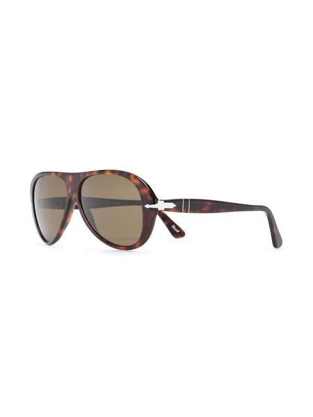 солнцезащитные очки-авиаторы черепаховой расцветки Persol 165331115357