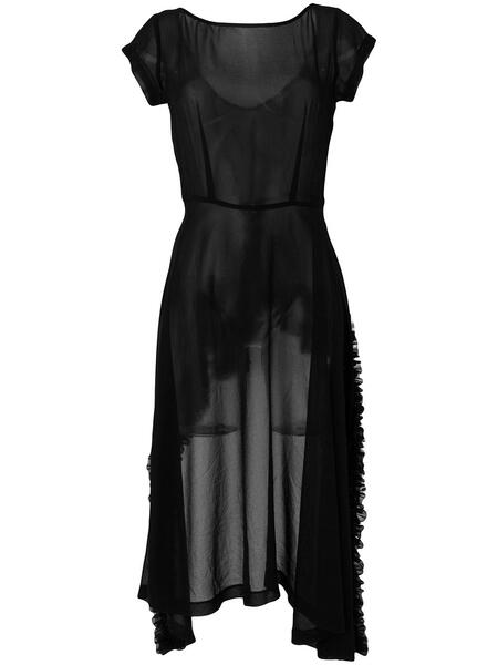 прозрачное асимметричное платье Comme Des Garçons Pre-Owned 1236952377