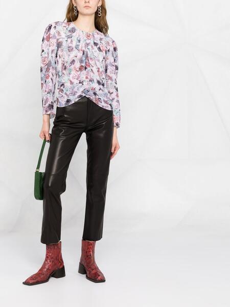 блузка Wolnie с цветочным принтом IRO 166499915250