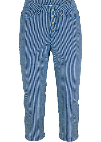 Капри джинсовые стрейч bonprix 267201171