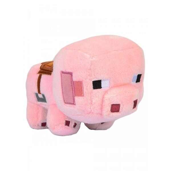 Мягкая игрушка Happy Explorer Saddled Pig 16 см Minecraft 1136105