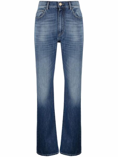 прямые джинсы с эффектом потертости Pinko 167755815149