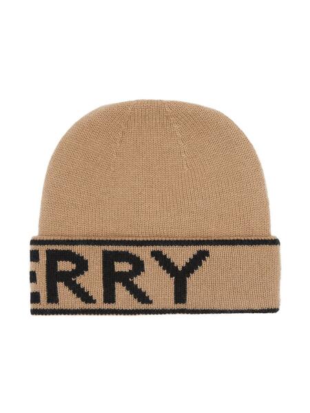 шапка бини вязки интарсия с логотипом Burberry 14697269636363633263