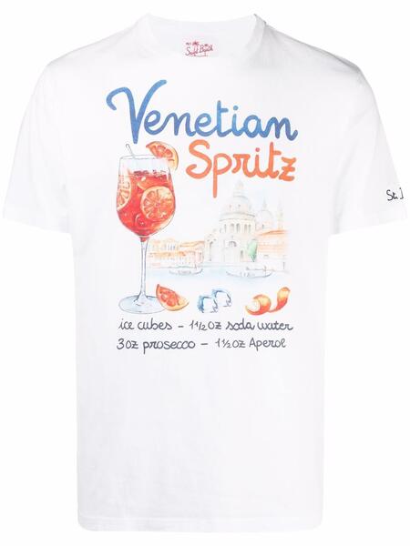 футболка Venetian Spritz с графичным принтом MC2 SAINT BARTH 1677861583