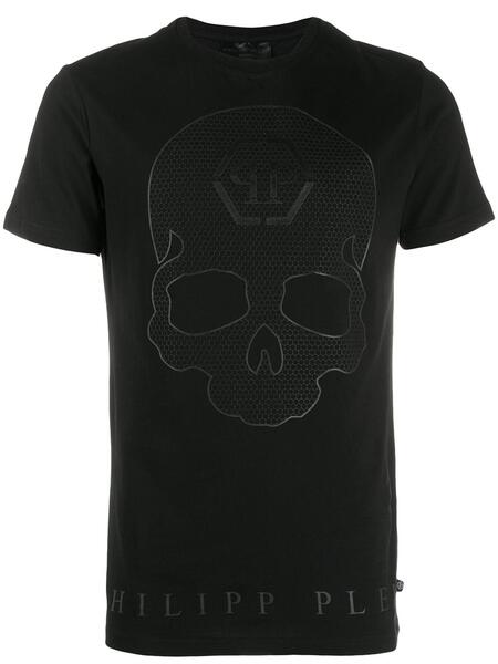 футболка с декором Skull PHILIPP PLEIN 1401686076
