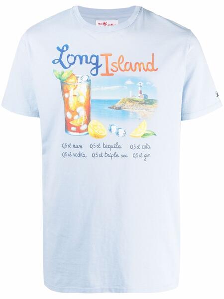 футболка с принтом Long Island MC2 SAINT BARTH 1678947783