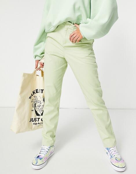 Узкие брюки-галифе яблочно-зеленого цвета (от комплекта) -Зеленый цвет ASOS DESIGN 11396887