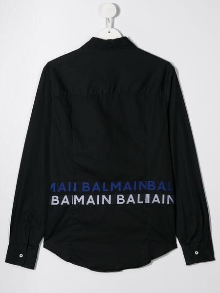 футболка с логотипом Balmain Kids 15465052495232121114