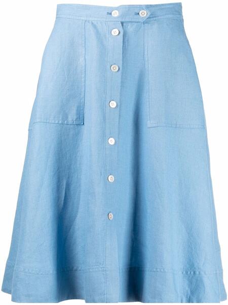 расклешенная юбка А-силуэта Polo Ralph Lauren 1683671150