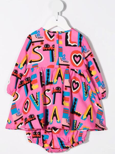 твиловое платье Stella Loves STELLA MCCARTNEY KIDS 16486284573263636346