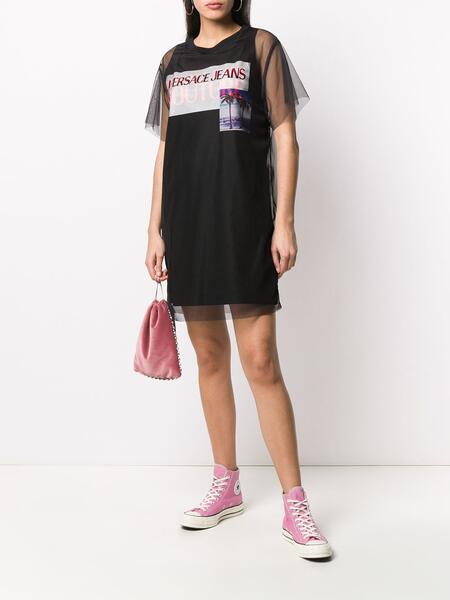 многослойное платье-футболка Versace Jeans Couture 1527742183