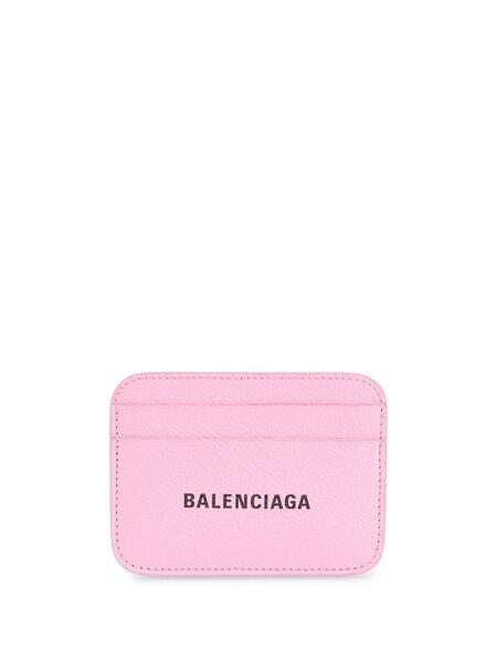 картхолдер из зернистой кожи с логотипом Balenciaga 16580698636363633263