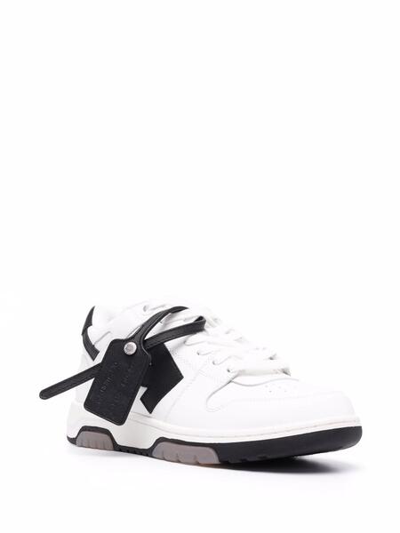 OUT OF OFFICE CALF LEATHER WHITE BLACK OFF-WHITE 168637945249