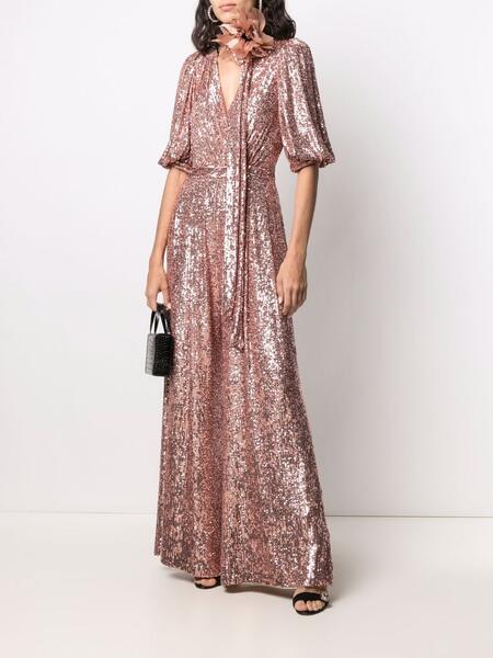 широкий комбинезон с пайетками Elie Saab 167766465250