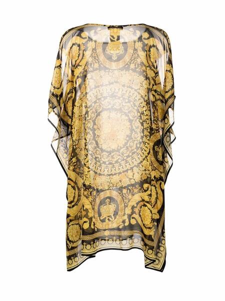шелковый кафтан с принтом Barocco Versace 168059277983