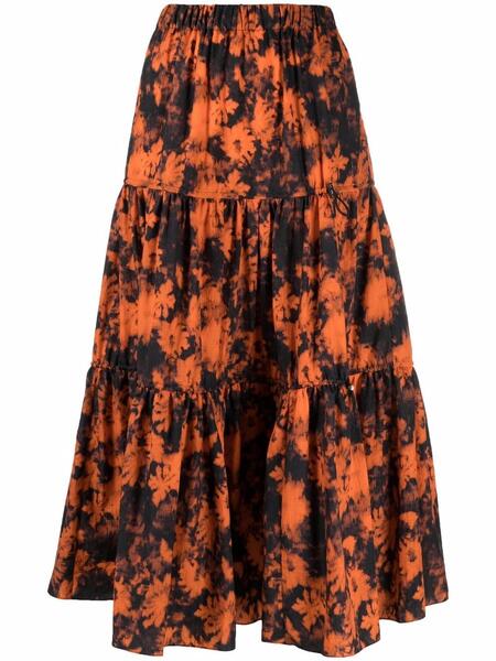 floral-print high-waisted skirt Kenzo 170498775248
