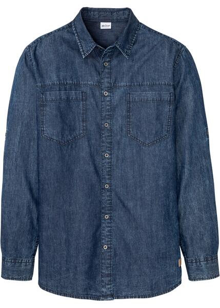 Рубашка джинсовая bonprix 267650992
