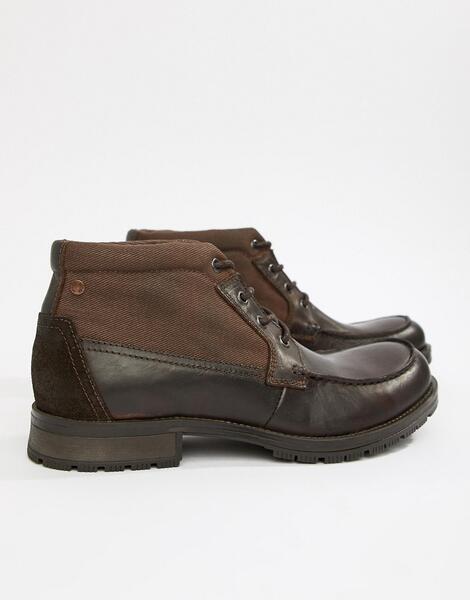 Кожаные ботинки Jack & Jones - Коричневый 1272127
