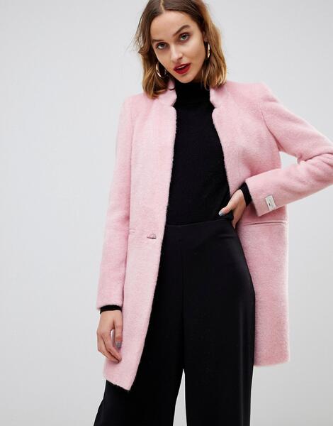 Приталенное пальто Gianni Feraud - Розовый 1314512