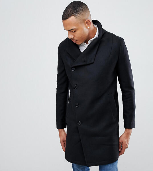 Черное пальто с высоким воротником Religion tall - Черный 1317157