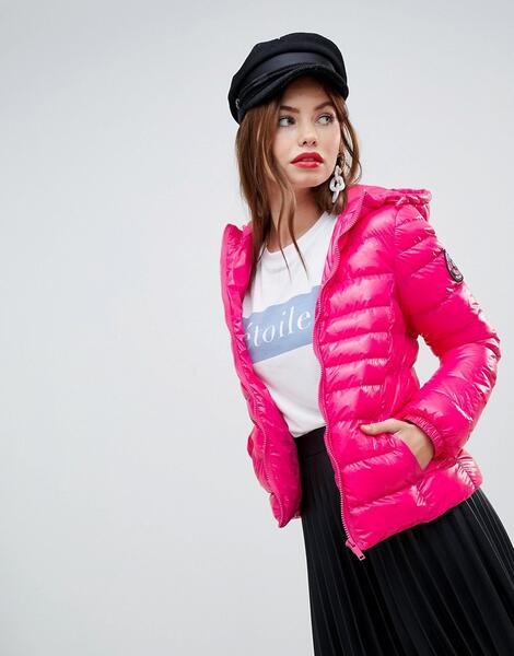 Блестящее утепленное пальто Brave Soul Everett - Розовый 1264971