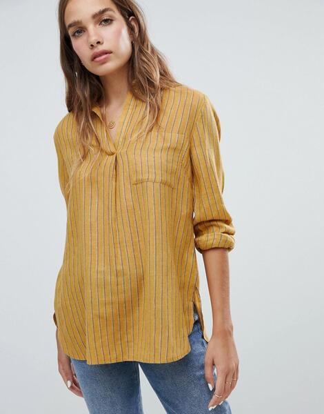 Рубашка в полоску New Look - Желтый 1353534