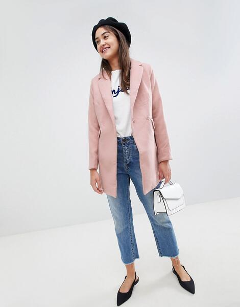 Приталенное пальто Glamorous - Розовый 1284987