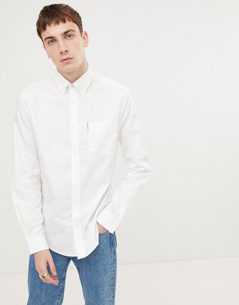Оксфордская рубашка узкого кроя Ben Sherman - Белый 1355104