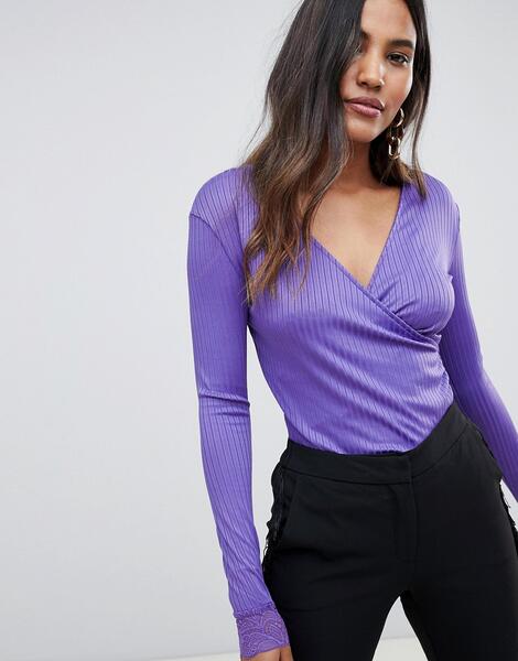 Блузка с запахом Y.A.S Blace - Фиолетовый 1346249