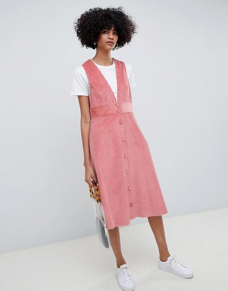 Вельветовое платье А-силуэта Max & Co - Розовый MAX & CO. 1324310