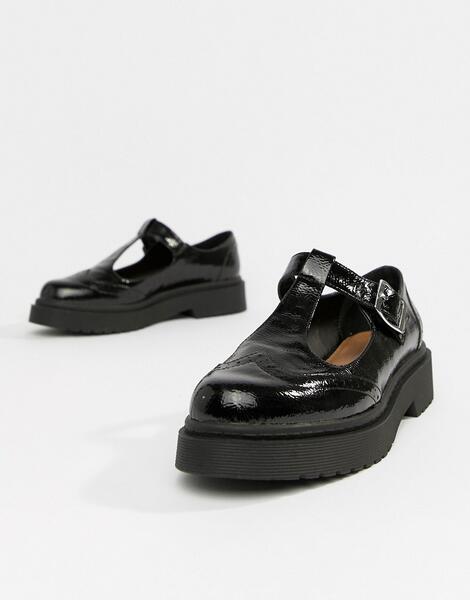 Туфли на плоской подошве ASOS DESIGN - Черный 1271816