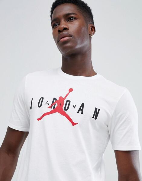 Белая футболка с логотипом Nike Jordan Air AA1907-100 - Белый 1252787
