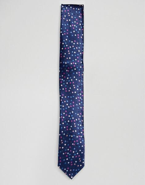 Темно-синий галстук с принтом конфетти - Темно-синий New Look 1348134