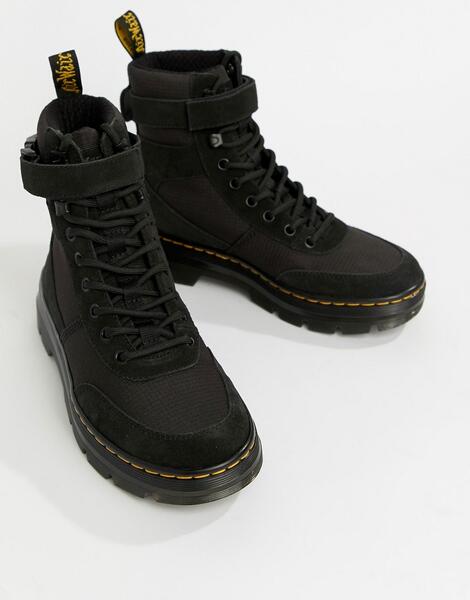 Черные ботинки в стиле милитари Dr.Martens Combs - Черный Dr. Martens 1264551