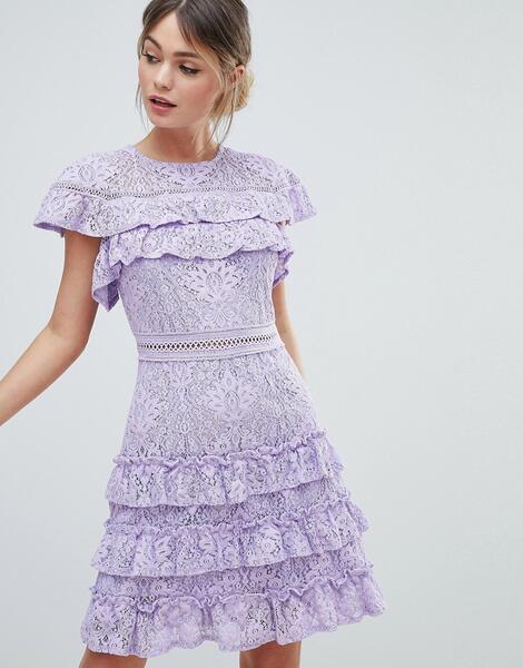 Кружевное платье Liquorish - Фиолетовый 1277818