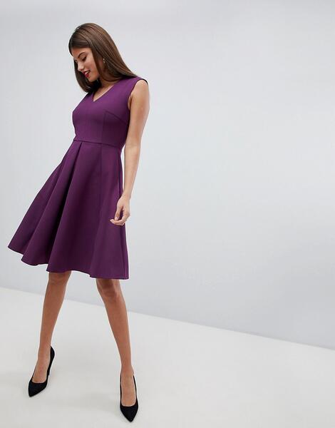 Платье с плиссированной юбкой Closet London - Розовый 1293624