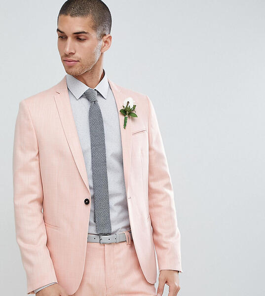 Приталенный свадебный пиджак Noak - Розовый 1237413