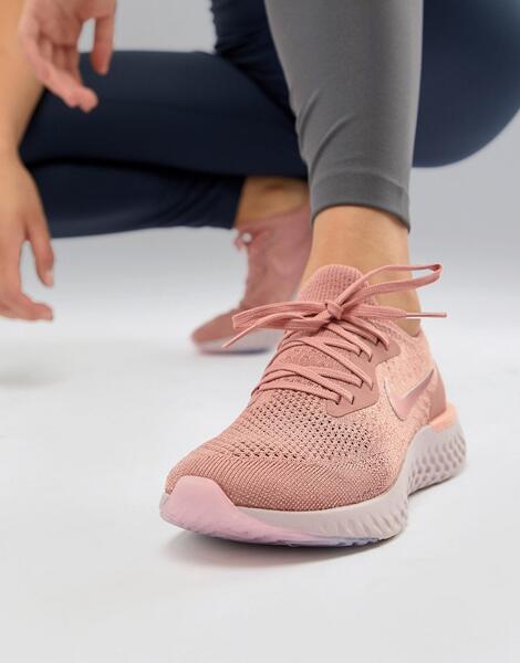 Розовые кроссовки Nike Running - Розовый 1253228