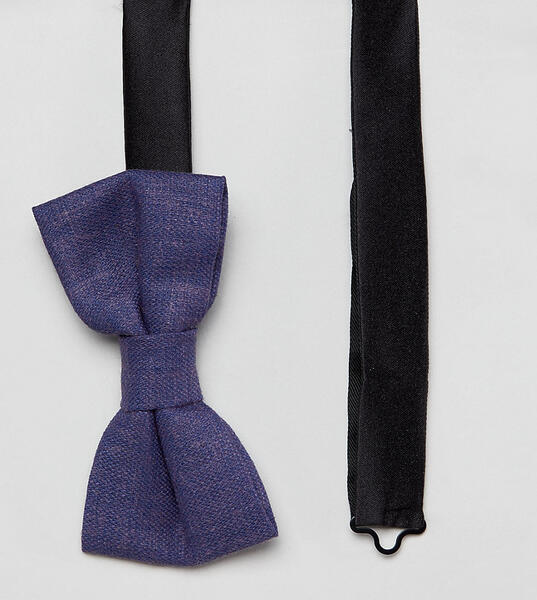 Льняной галстук-бабочка Heart & Dagger - Синий 1216629
