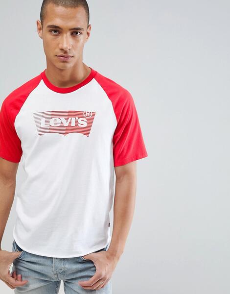 Бейсбольная футболка с логотипом Levi's - Белый Levi's® 1303979