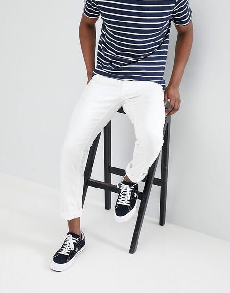 Белые джинсы узкого кроя Jack & Jones - Белый 1245417