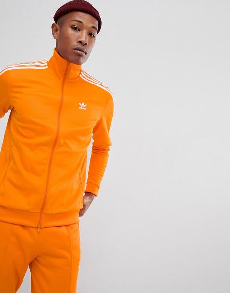 Оранжевая спортивная куртка adidas Originals Beckenbauer DH5821 1246109