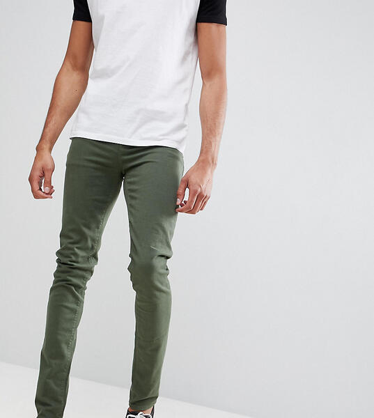 Зеленые джинсы скинни ASOS DESIGN Tall - Зеленый 1226943