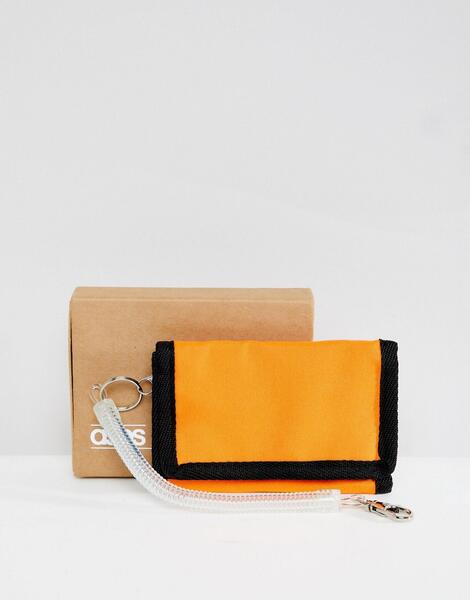 Оранжево-черный бумажник ASOS DESIGN vintage inspired - Фиолетовый 1250433