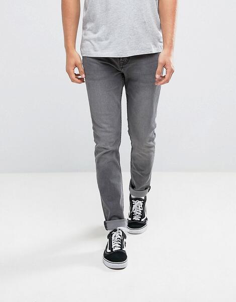 Серые узкие джинсы Pull&Bear - Серый 1155334