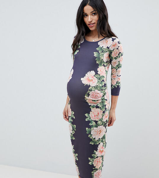 Облегающее платье с цветочным принтом Bluebelle Maternity - Мульти 1293582